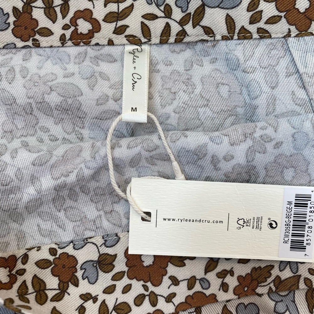 NWT Rylee + Cru Women’s Midi Front-Slit Skirt - Picture 4 of 10